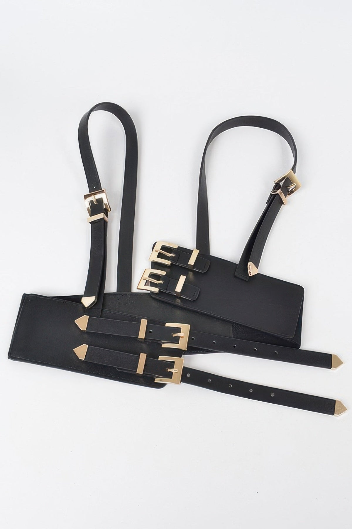 Multi Buckle Harness Belt