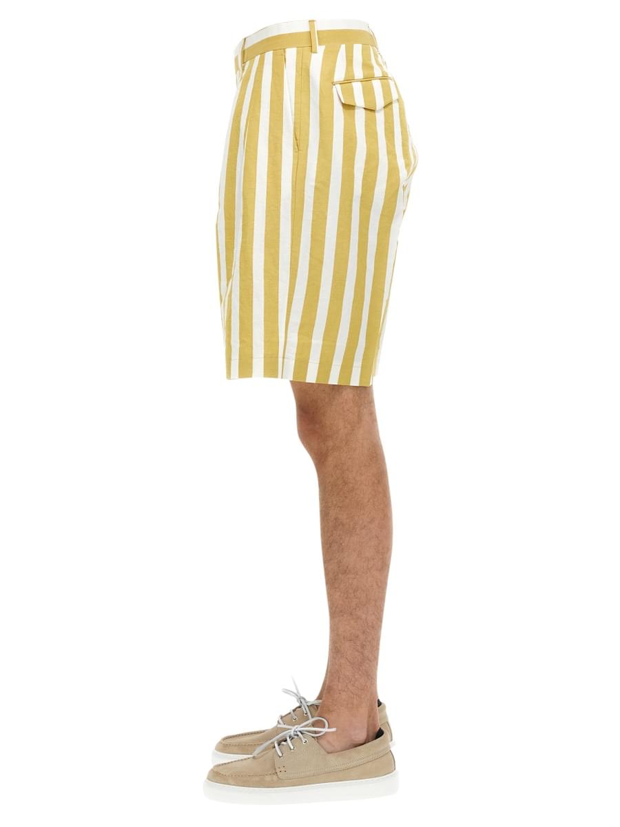 Paul Smith Men "Deckchair Stripe" Bermuda