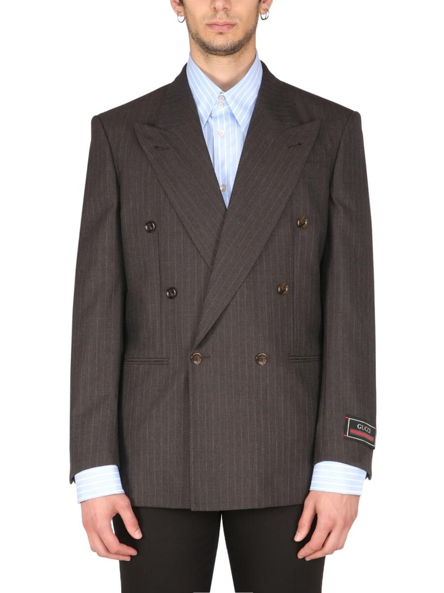 Gucci Men Double-Breasted Jacket