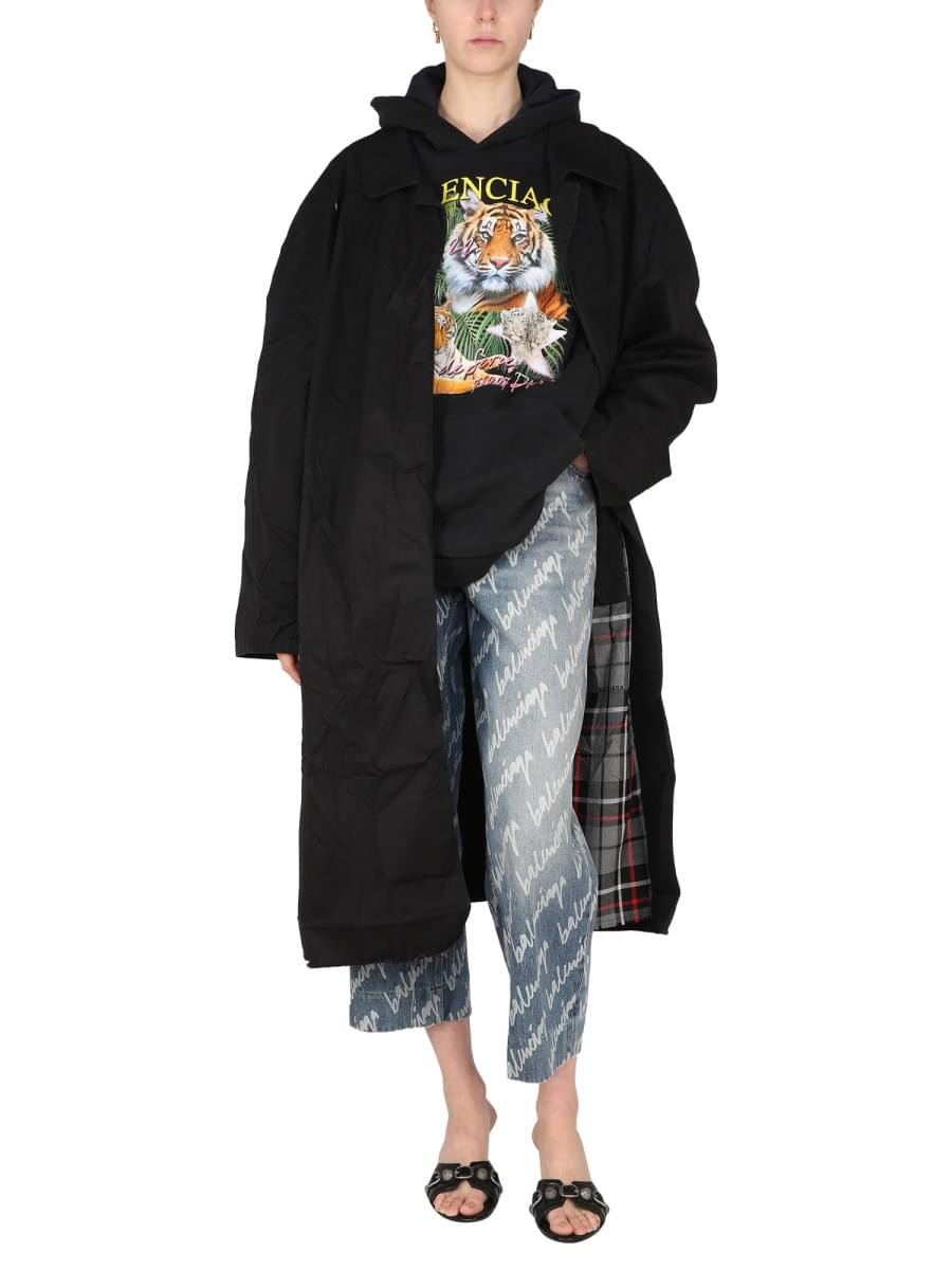 Balenciaga Women Oversize Carcoat