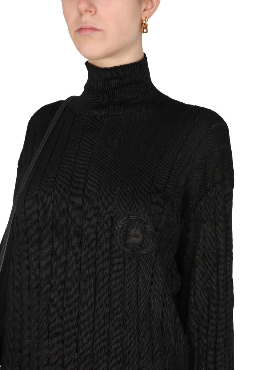 Balenciaga Women Oversized Turtleneck Pullover