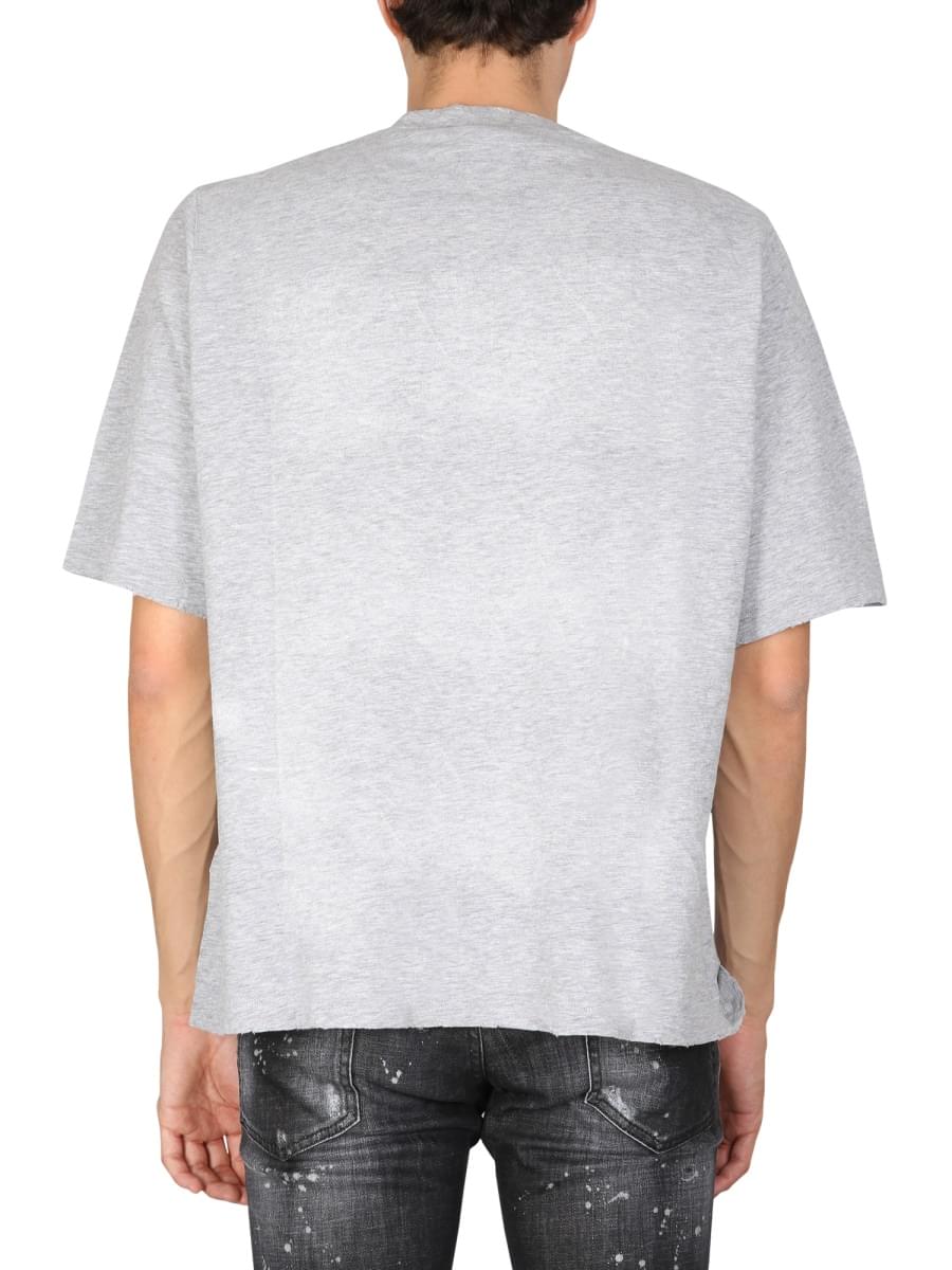 Dsquared Men Dragon Bros Football T-Shirt