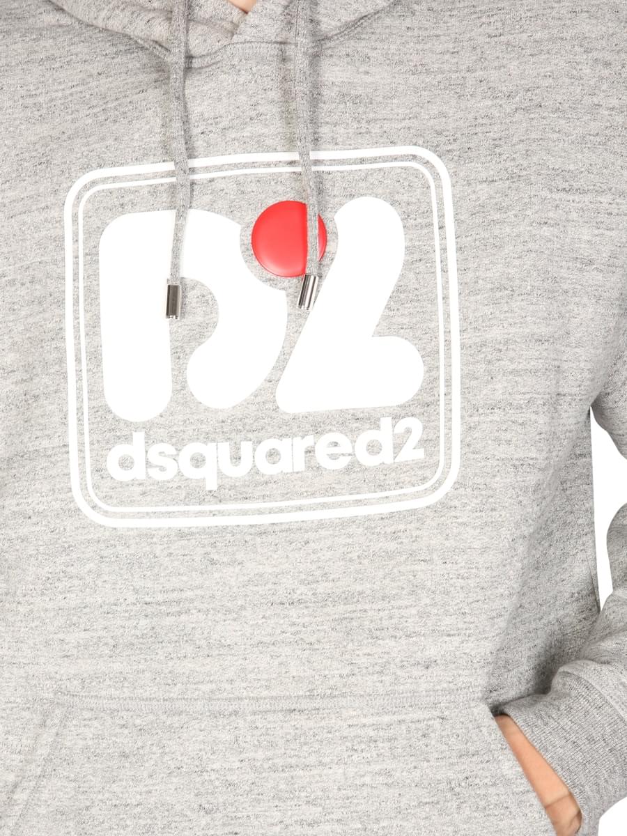 Dsquared Men Camo Patch Herca Anorak Sweatshirt