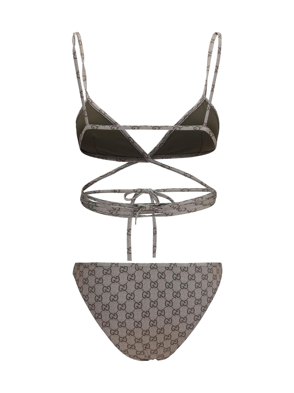 Gucci Women Printed Stretch Jersey Bikini