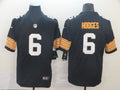 Men's Pittsburgh Steelers Devlin Hodges #6 Black Player Game jersey