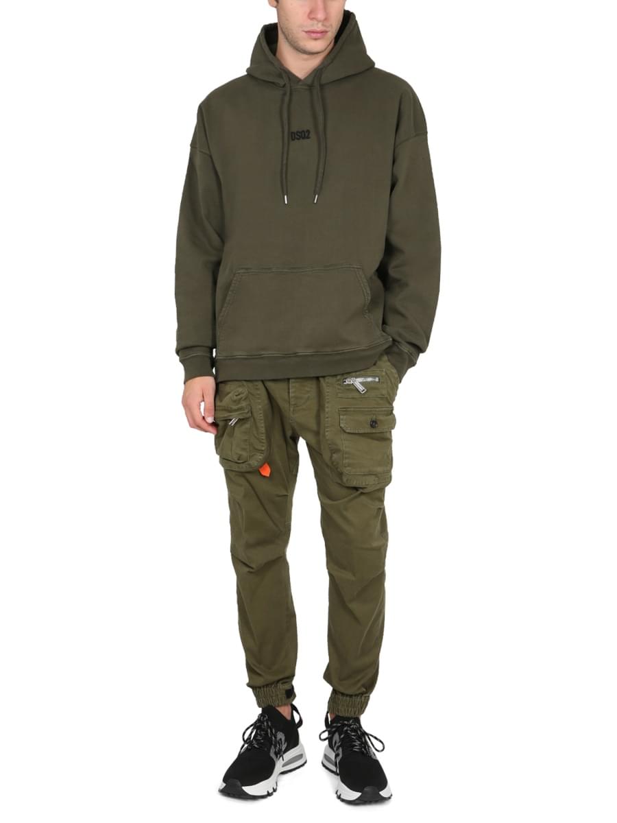 Dsquared Men Sweatshirt With Mini Logo