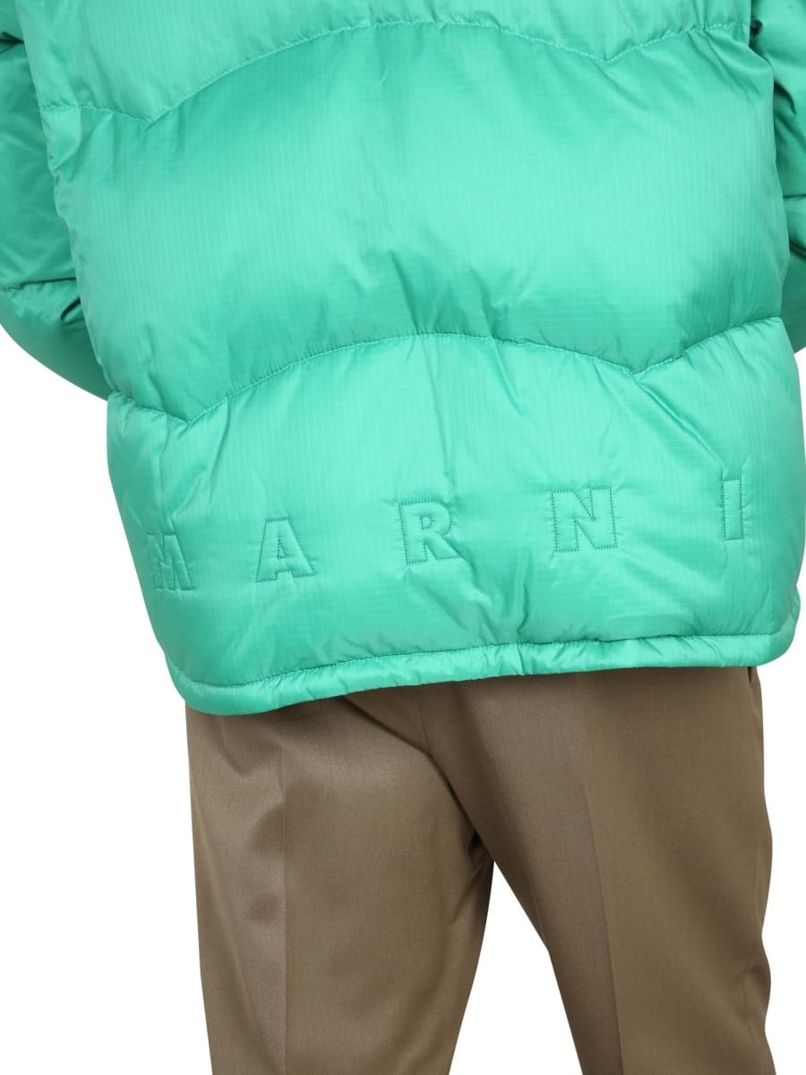 Marni Men Color-Block Down Jacket