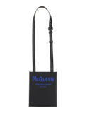 Alexander Mcqueen Men Smartphone Bag With Graffiti Logo