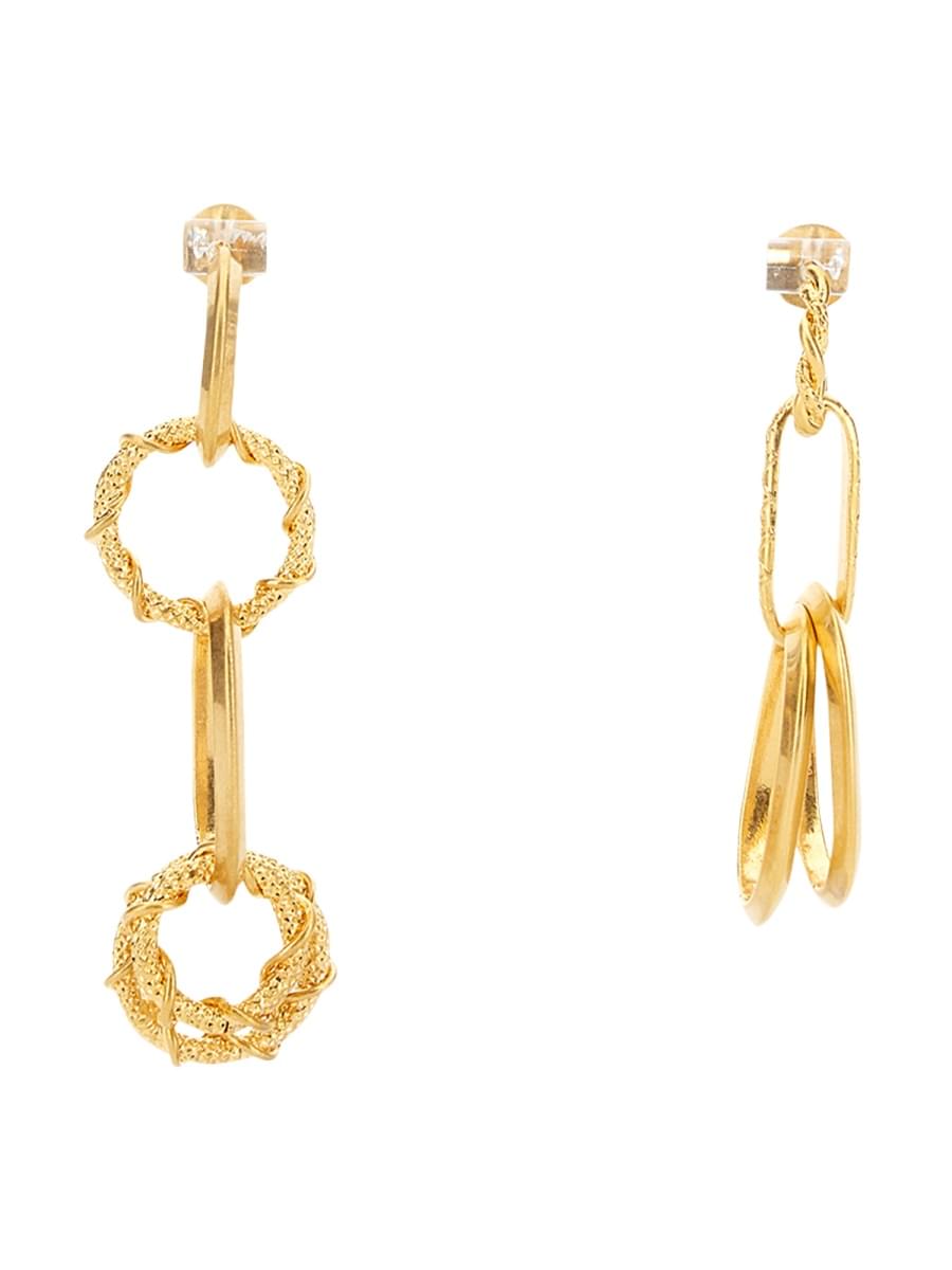 Dsquared Women Earring With Chain Rings
