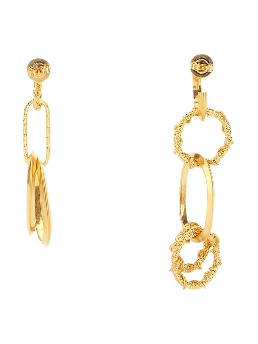 Dsquared Women Earring With Chain Rings