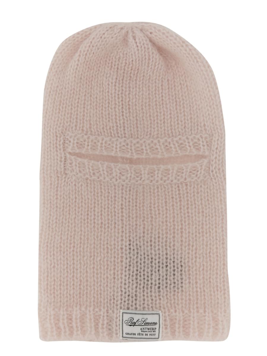Raf Simons Men Balaclava With Logo