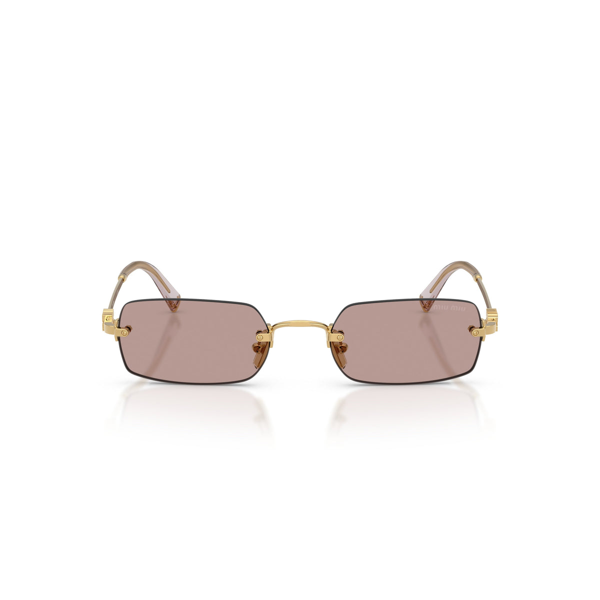 0mu B50s Rimless Rectangular Sunglasses