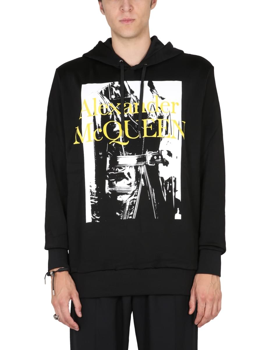 Alexander Mcqueen Men Sweatshirt With Atelier Print