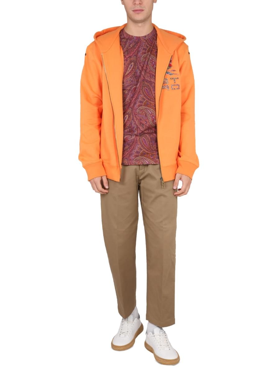Etro Men Zip Sweatshirt.