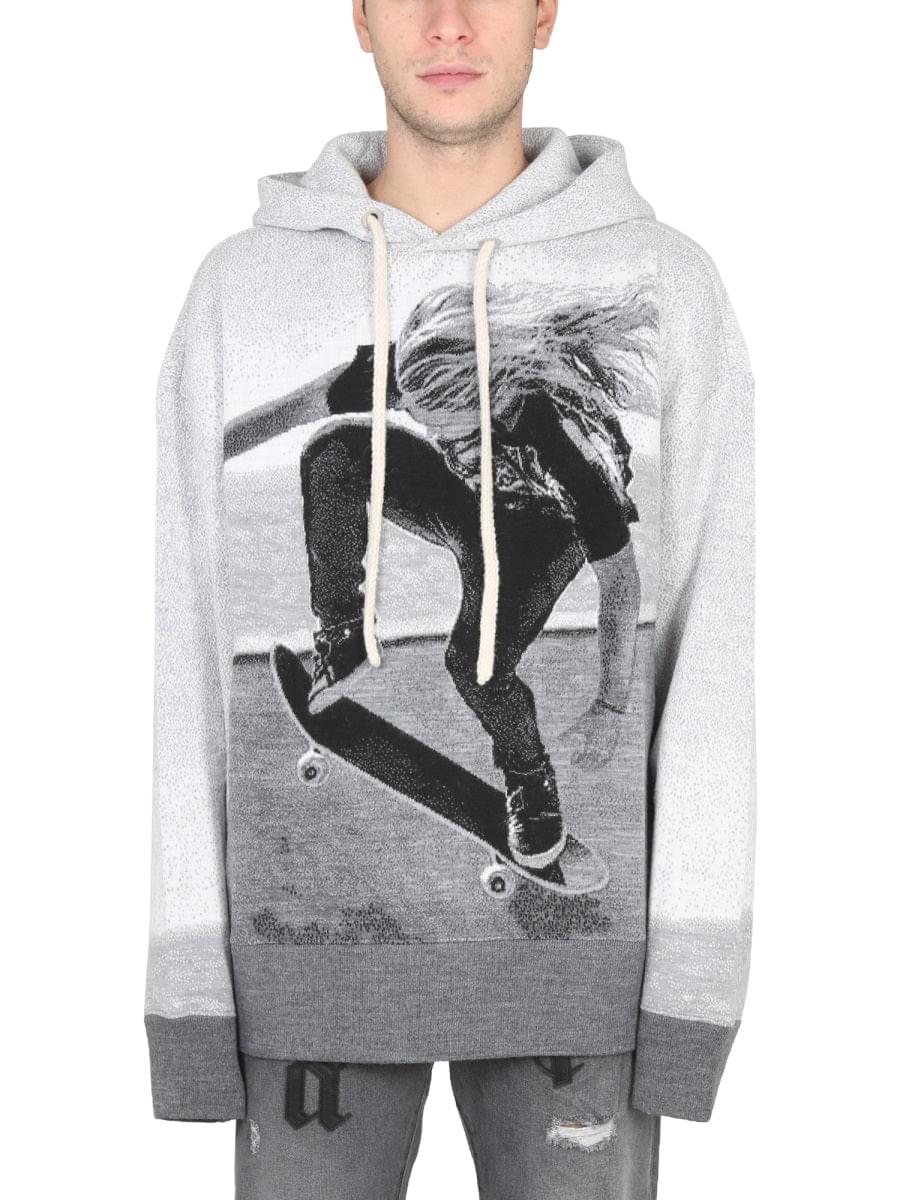 Palm Angels Men Hooded Shirt