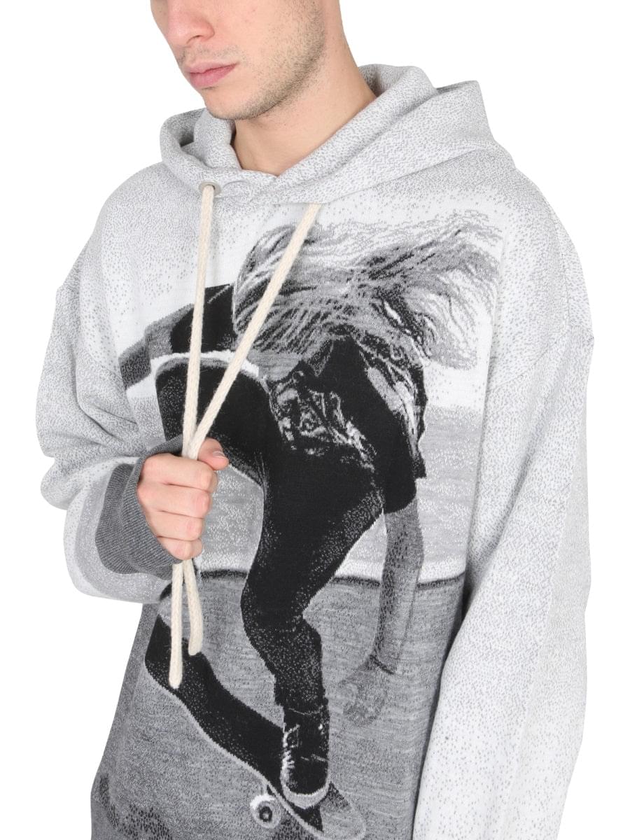 Palm Angels Men Hooded Shirt