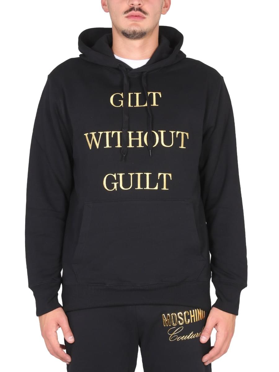 Moschino Men "Guilt Without Guilt" Sweatshirt