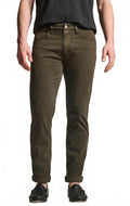 Courage Straight Leg Pants In Cactus Green Twill