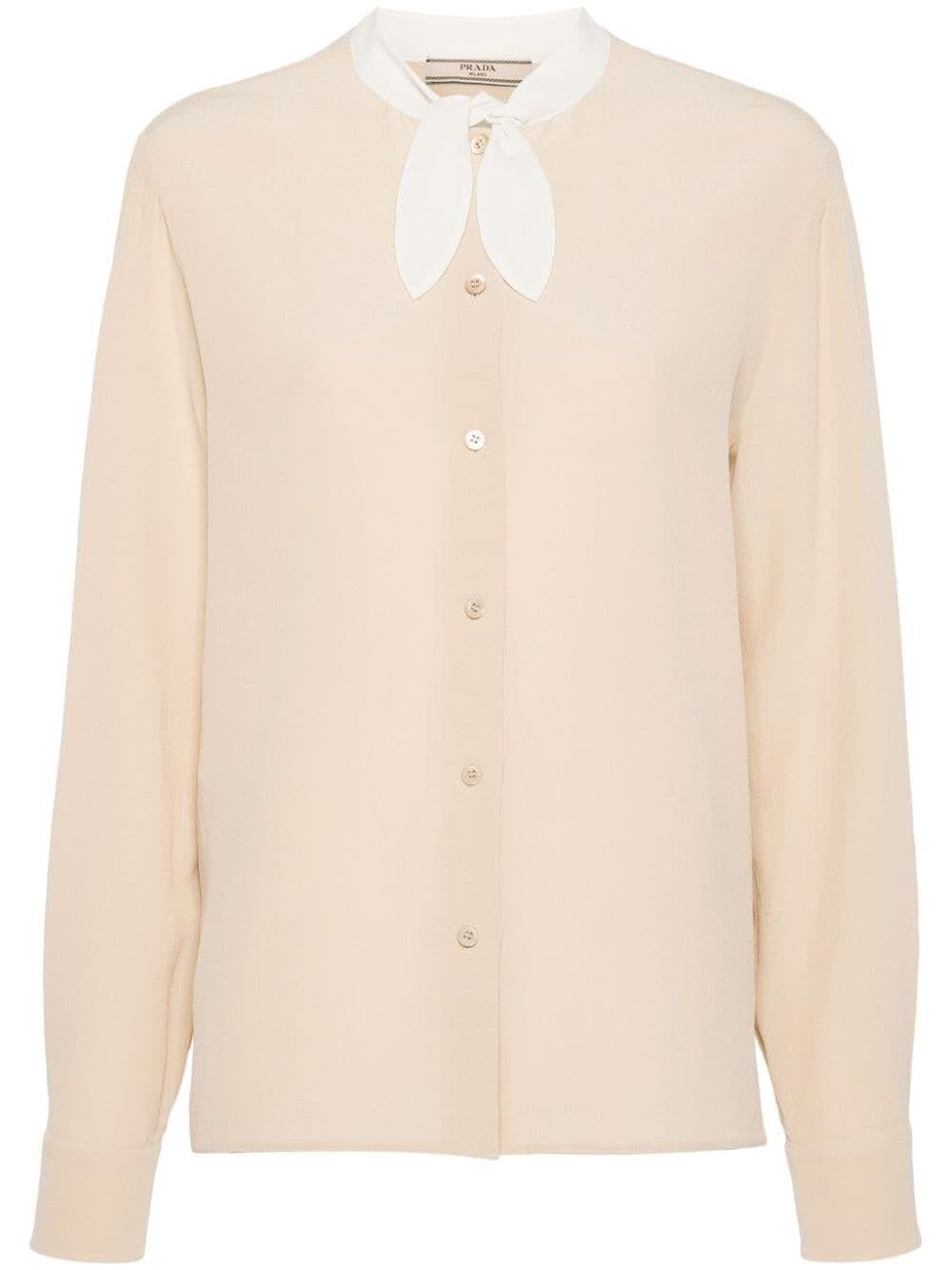 Prada Women Silk Shirt