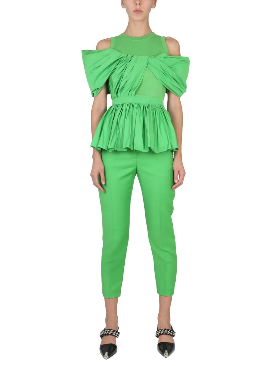 Alexander Mcqueen Women Cigarette Pants