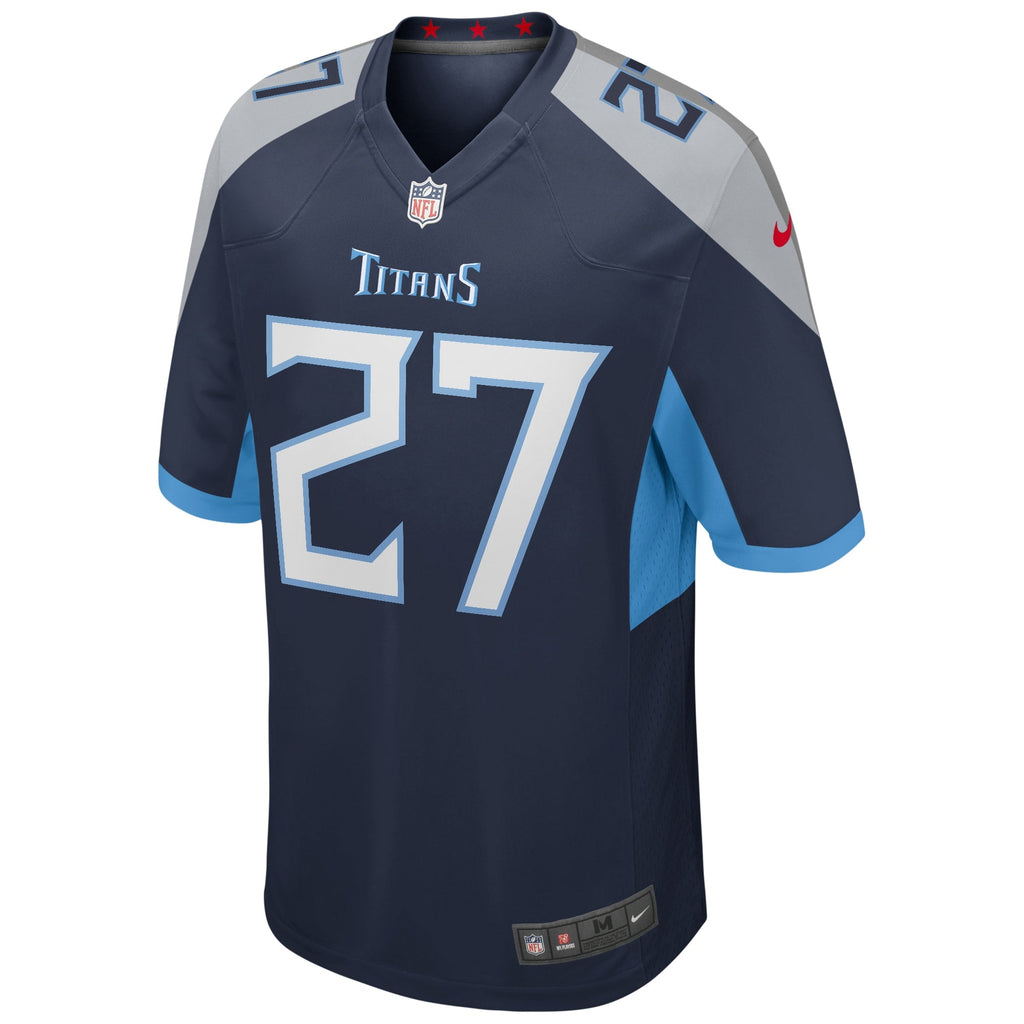 Tennessee Titans Eddie George Navy Game Retired Player Jersey