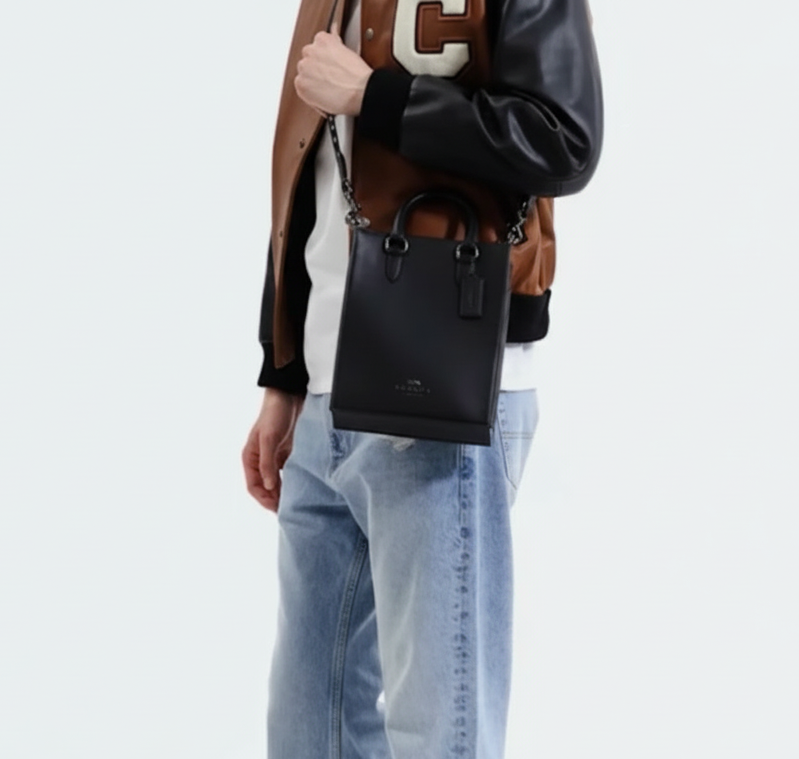 NWT Coach Leather Dylan Tote Bag In Black