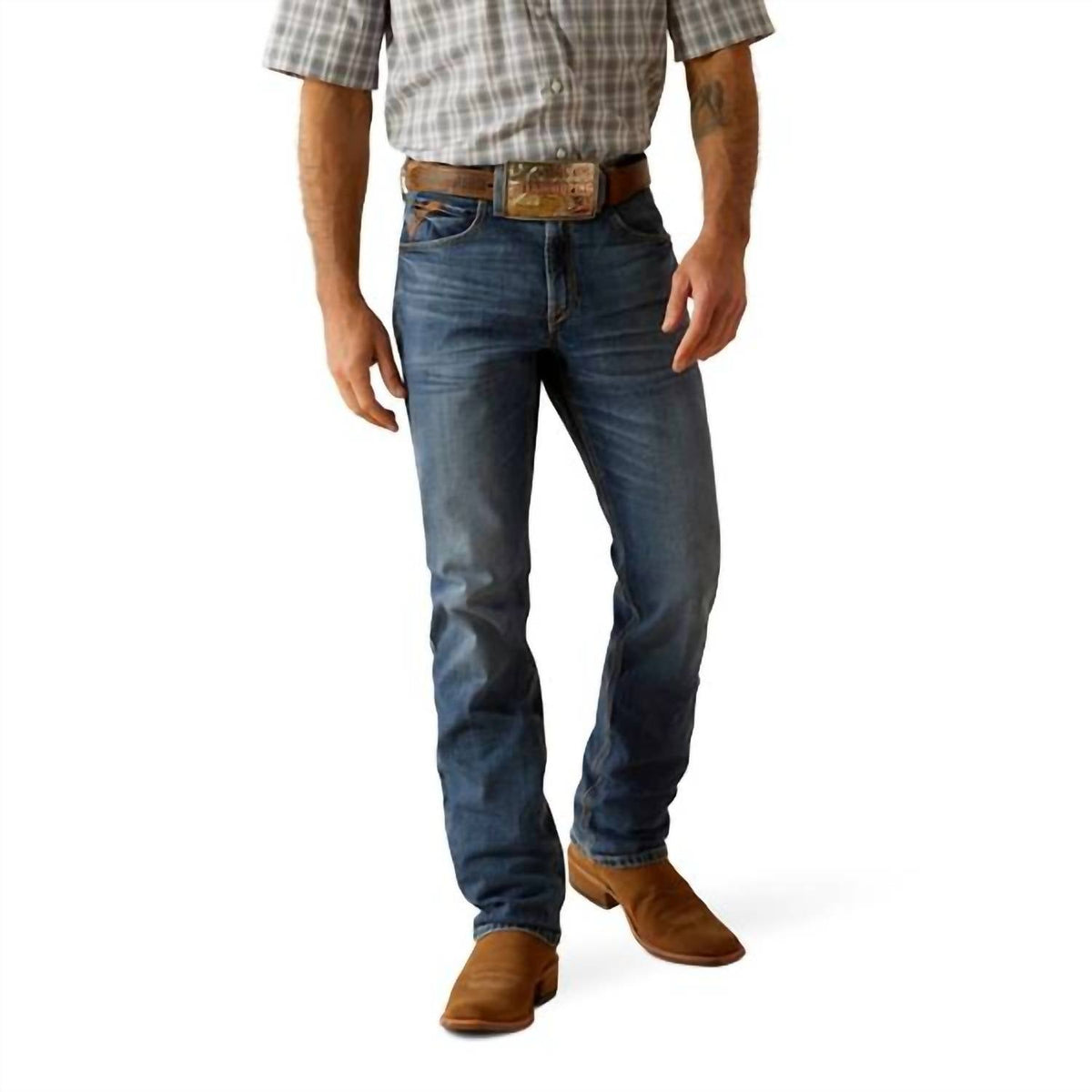 Men's Pete Livermore Straight Leg Jean In Vintage Blue
