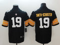 Men's Pittsburgh Steelers #19 JuJu Smith-Schuster Black Player Game jersey