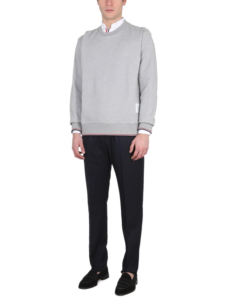 Thom Browne Men Herringbone Jersey