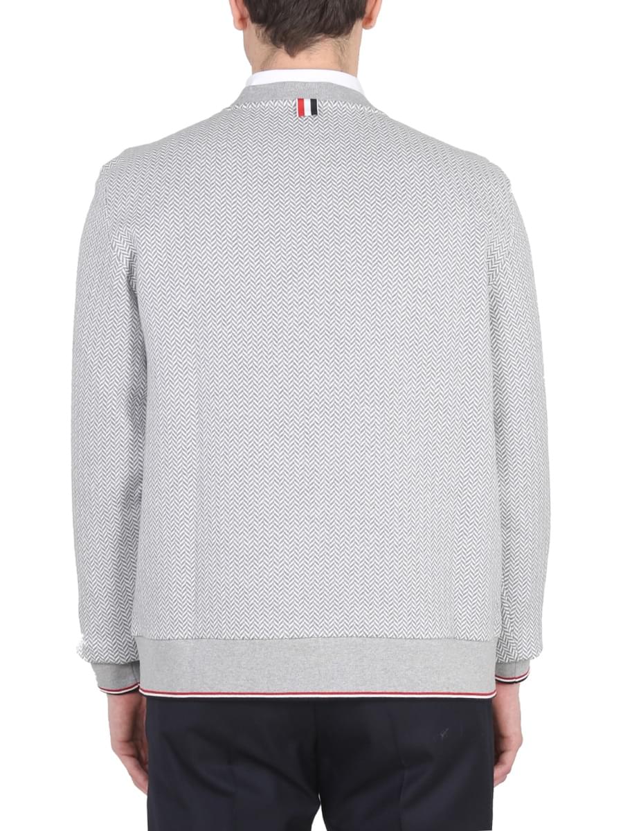 Thom Browne Men Herringbone Jersey