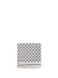 Brunello Cucinelli Men Silk Pochette With Geometric Pattern