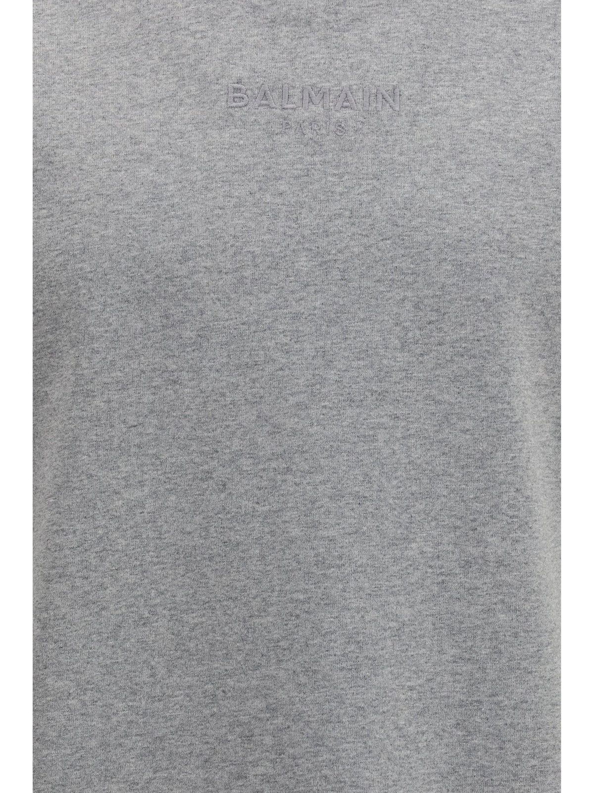 Balmain Men Embroidered Logo T-Shirt