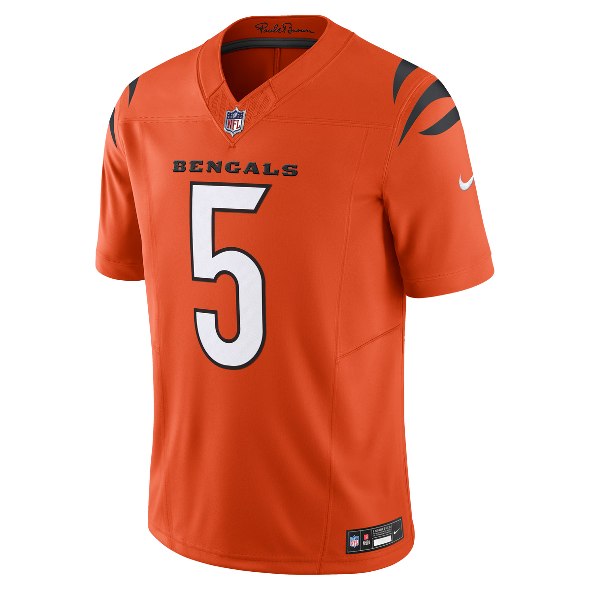 Cincinnati Bengals Tee Higgins Orange Vapor F.U.S.E. Limited Jersey