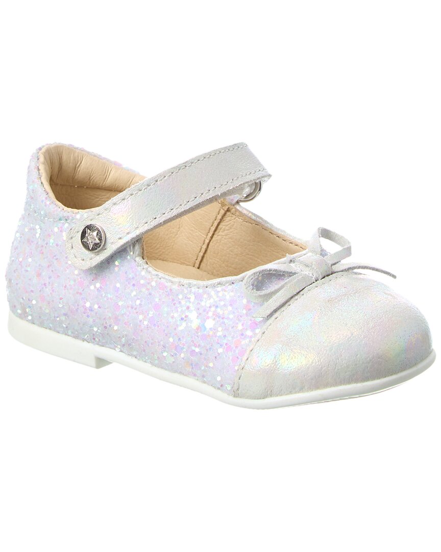 Naturino Salleny Glitter & Leather Flat