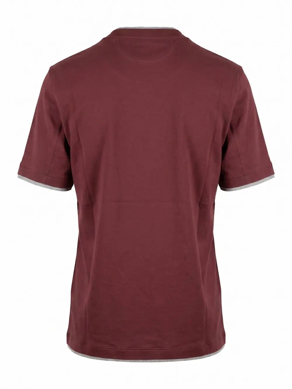 Brunello Cucinelli Men T-Shirt With Faux-Layering
