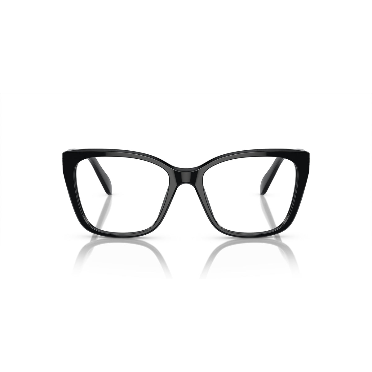 0Sk2008 Oversized Square Frame Eyeglasses with Crystal Embellishments