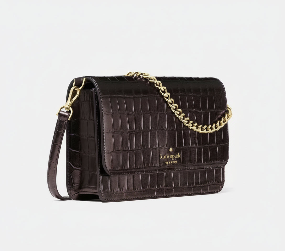 NWT Kate Spade Madison Croc
Embossed Willow Medium Convertible
Crossbody
