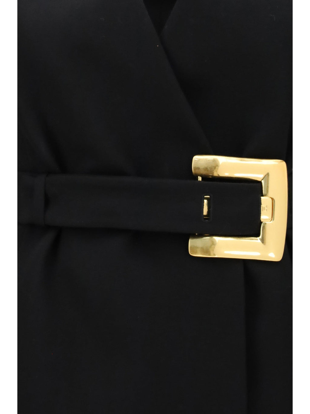 Balmain Women Grain De Poudre Blazer With Belt