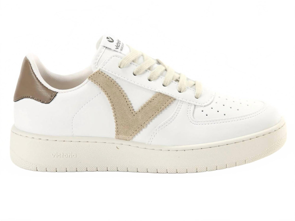 Women's Low-Top Lace-Up Sneakers In Taupe