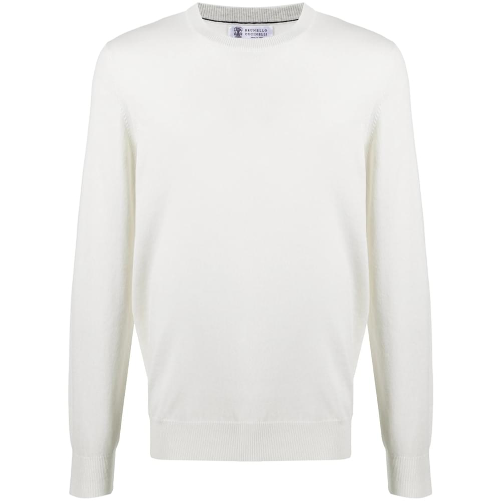 Brunello Cucinelli White Sweaters & Knitwear - Jumpers Men