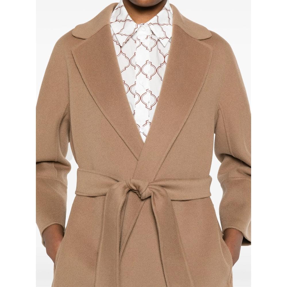 S Max Mara Brown Coats - Double Breasted & Peacoats Women