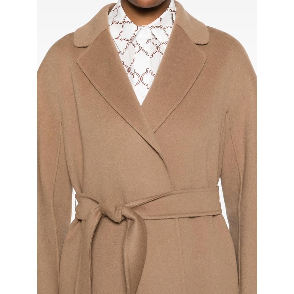 S Max Mara Neutrals Coats - Single Breasted Coats Women