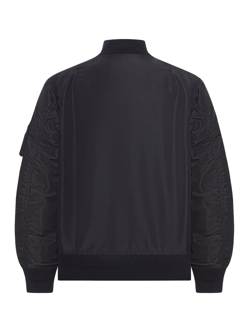 Sacai Men Nylon Bomber Jacket With Zip