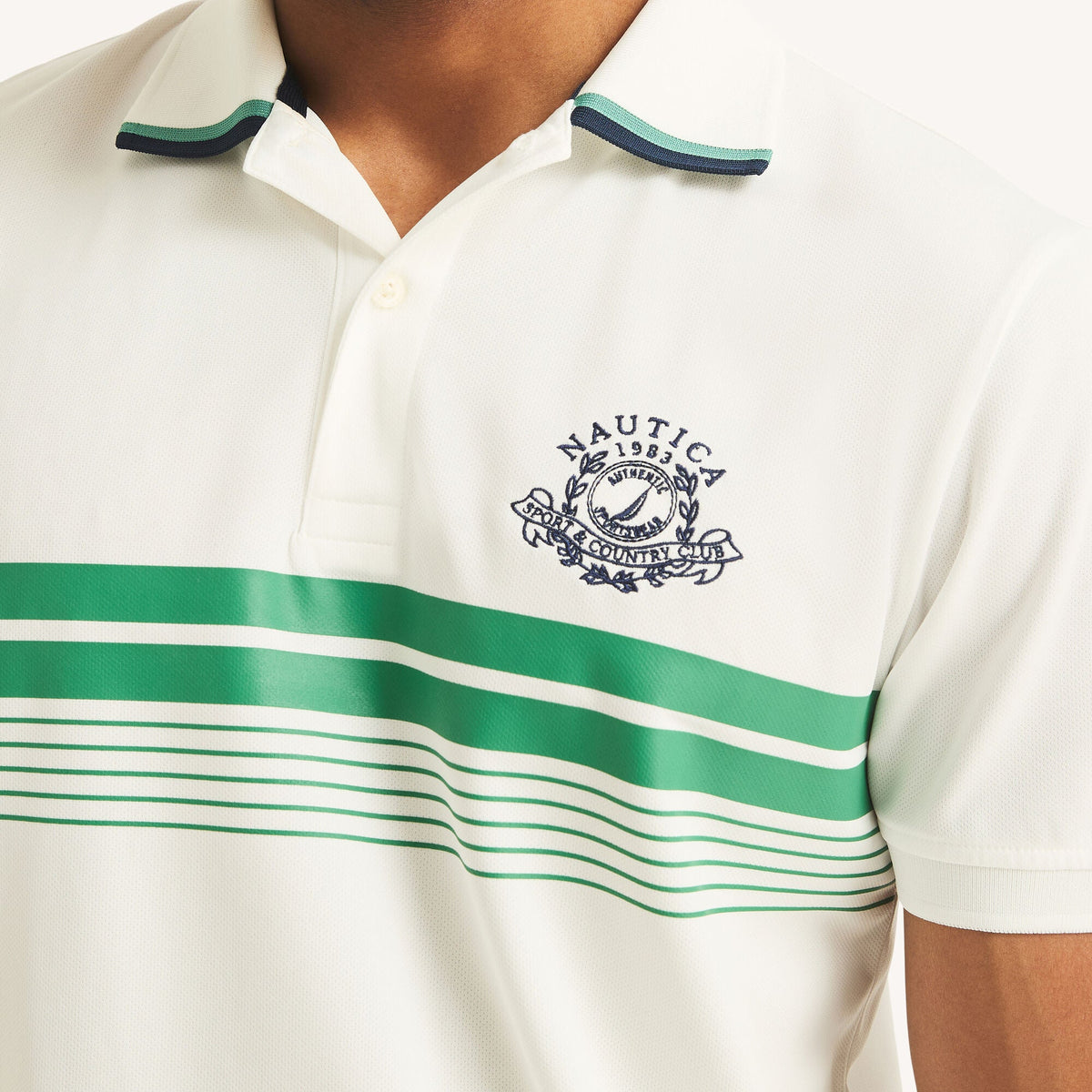 Nautica Mens Navtech Classic Fit Performance Polo