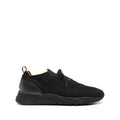 Santoni Black Trainers - Low-Tops Men