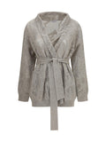 Brunello Cucinelli Women Cotton And Linen Cardigan