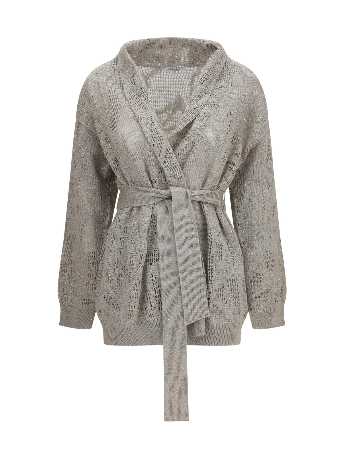 Brunello Cucinelli Women Cotton And Linen Cardigan