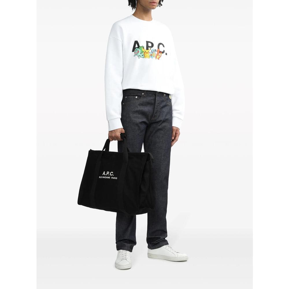A.P.C. Black Tote Bags Men
