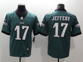 Men's Philadelphia Eagles Alshon Jeffery #17 Midnight Green Game jersey
