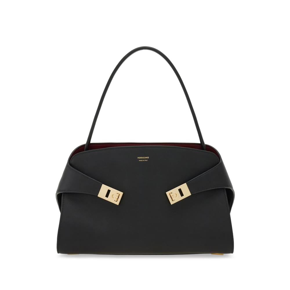 Ferragamo Black Shoulder Bags Women